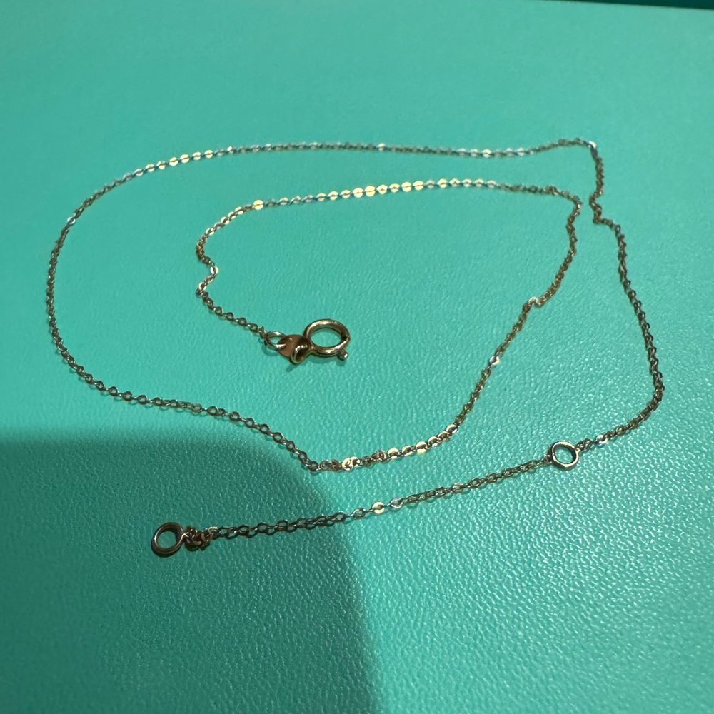 14K Solid Gold Chain Necklace